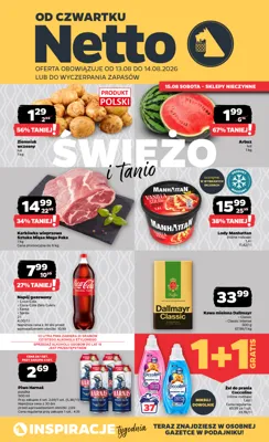 Netto gazetka - od 13/08/2026 do 14/08/2026